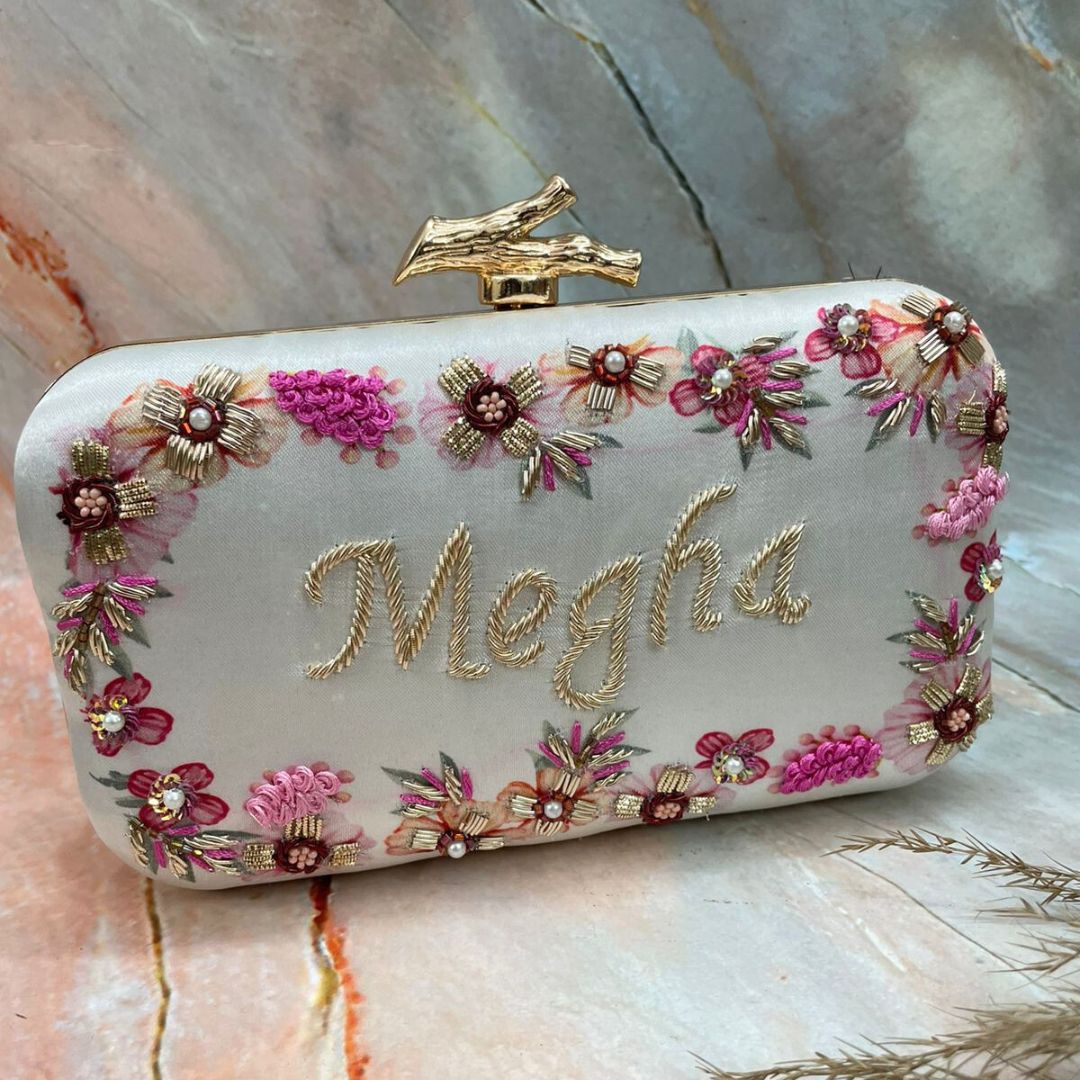 Customised Name Women Party Clutch Bag