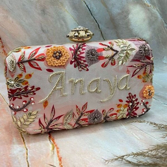 Customised Name Women Party Clutch Bag