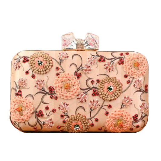 Printed Embroidery Party Clutch Bag for Women