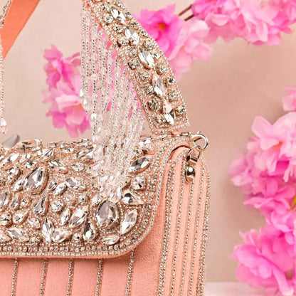 Crystal Embellished Handbag