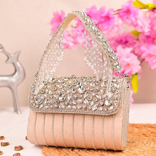 Crystal Embellished Handbag