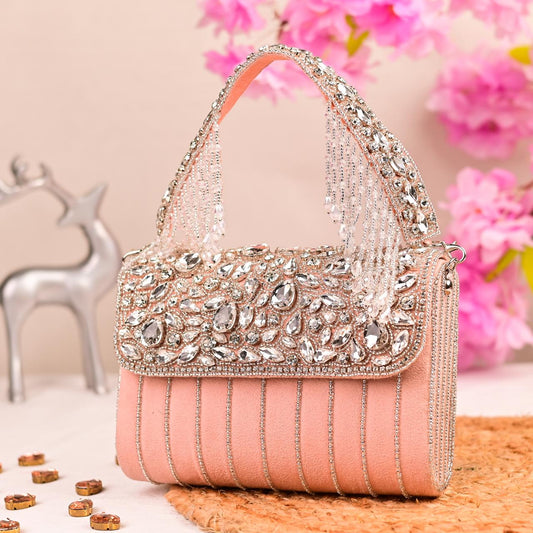 Crystal Embellished Handbag