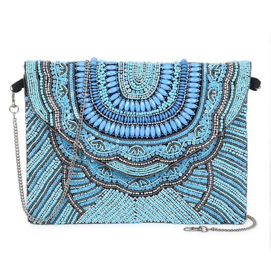 Boho Firoza Bead Bag