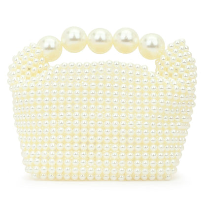 Bead Pearl Sling Clutch Purse