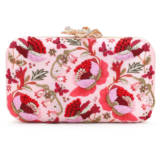 Printed Embroidery Party Clutch Bag for Women