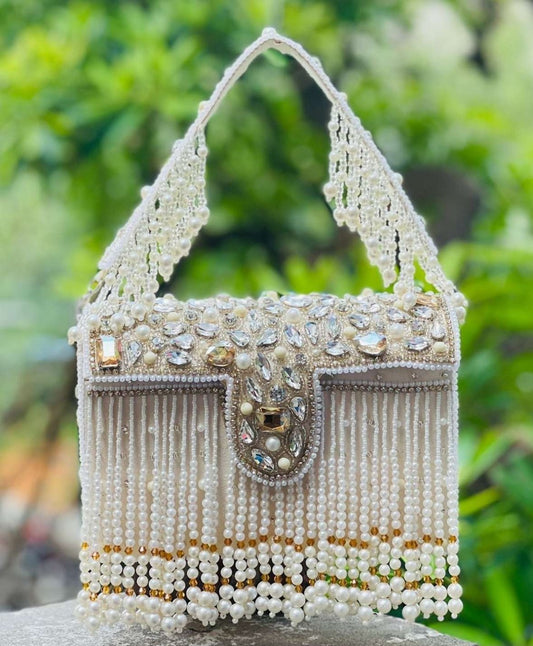 Tassel Box Party Clutch Bag