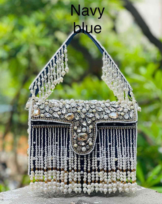 Tassel Box Party Clutch Bag