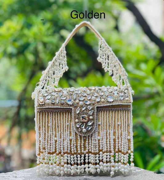 Tassel Box Party Clutch Bag