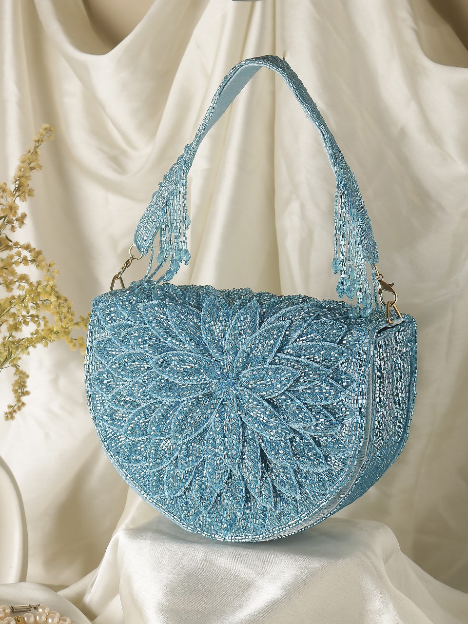 Flora Embroidery Handbag