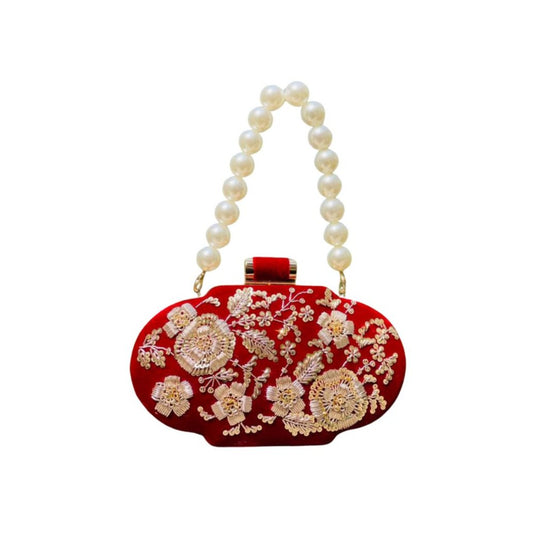 Embroidery Bridal Clutch Bag