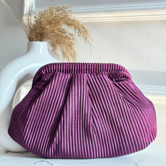 Women Cloud Purple Bag for Evening Party