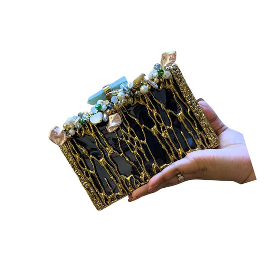 Luxe Brass Clutch